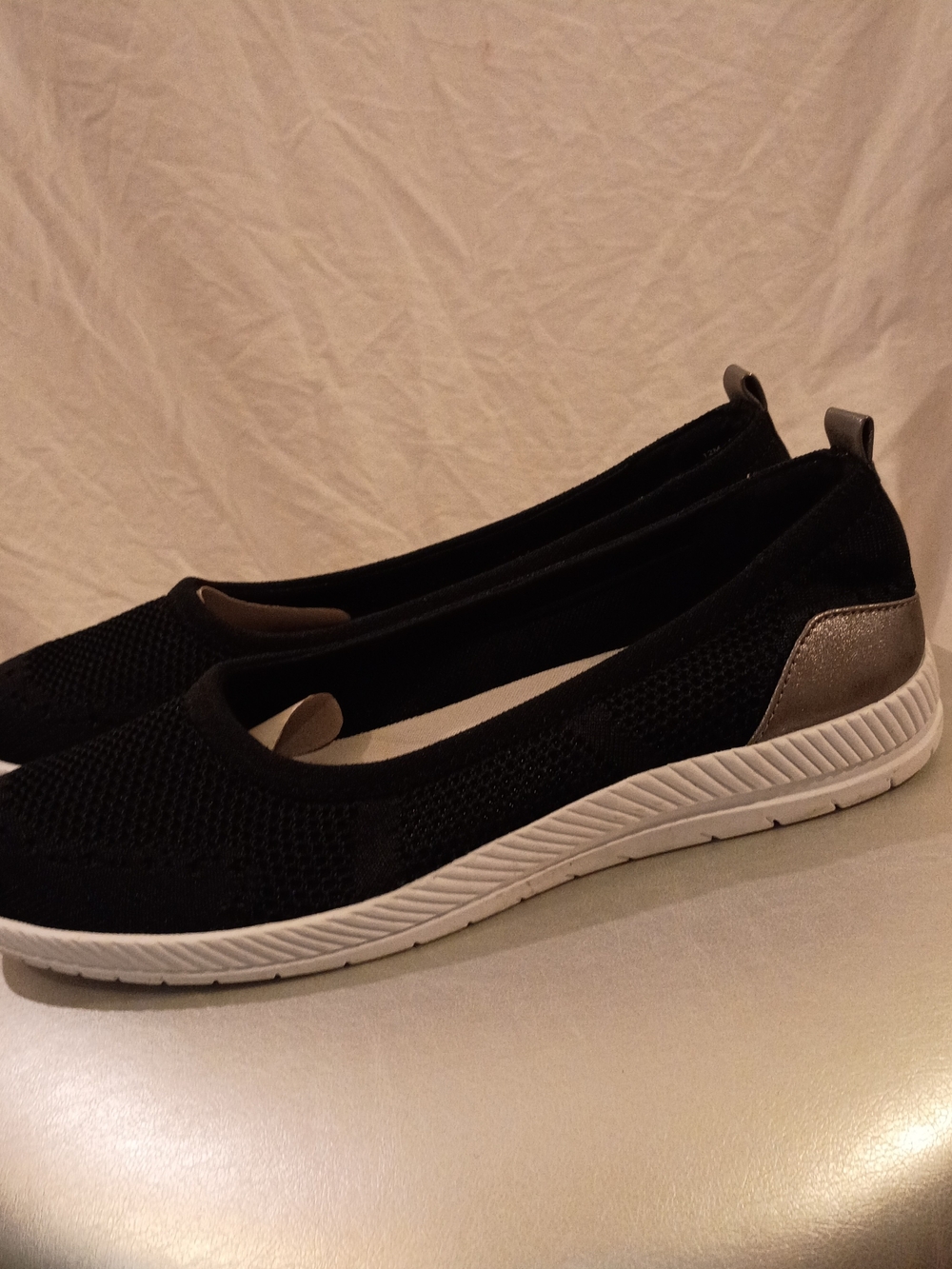 NWT! Easy Spirit Women's Size 12 Glitz 2 Slip On Flats - Picture 7 of 12